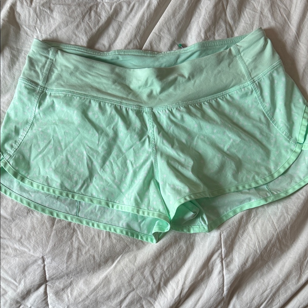 Lululemon Women's Mint Green Active Shorts - Lightweight Stretch